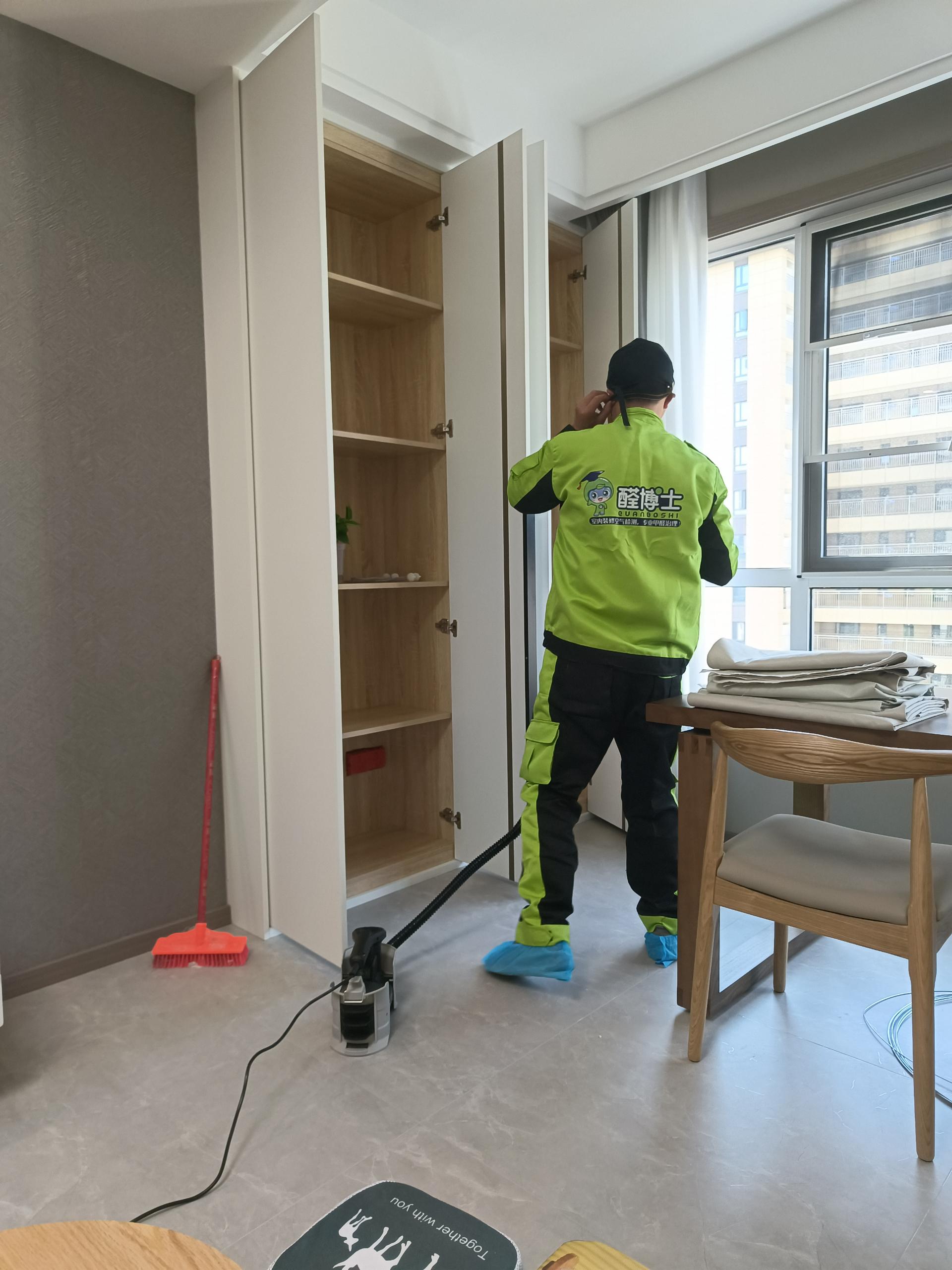 胶南十堰市百强世纪城小区除甲醛案例